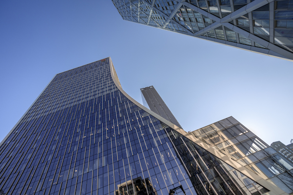 Modern buildings